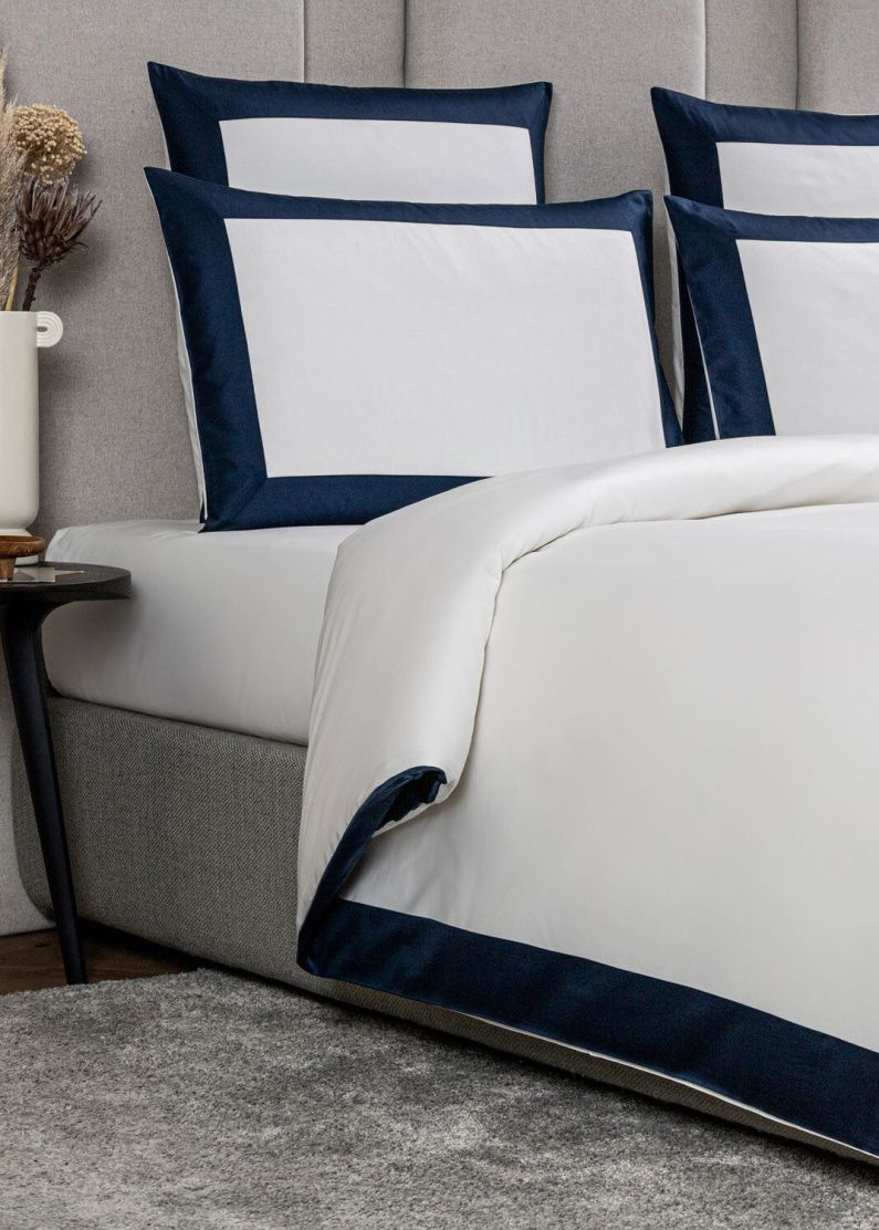 Белый/синий