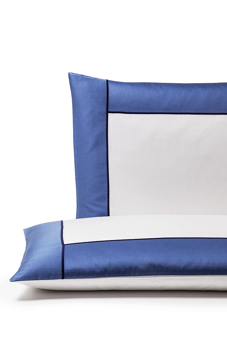 Белый/синий